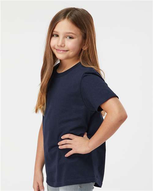 Navy Youth Fine Jersey T-Shirt - 235