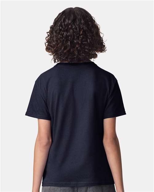 Navy Youth Fine Jersey Tee - 2001Y