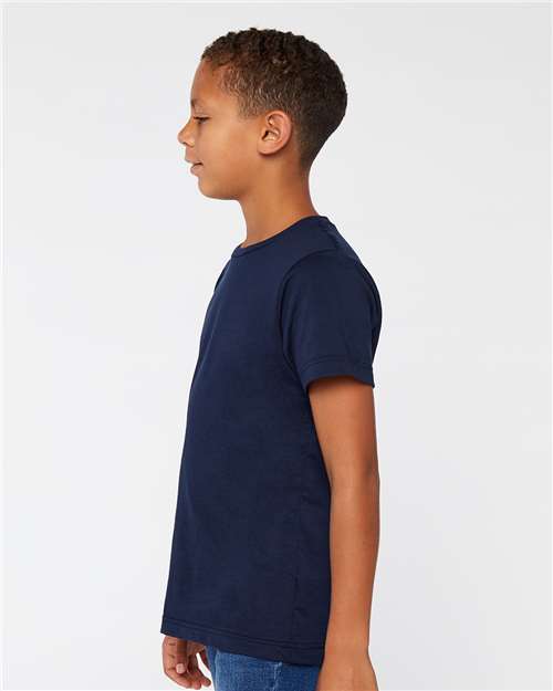 Navy Youth Fine Jersey Tee - 6101