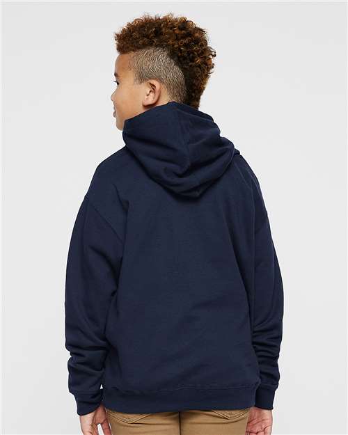 Navy Youth Fleece Hoodie - 2296