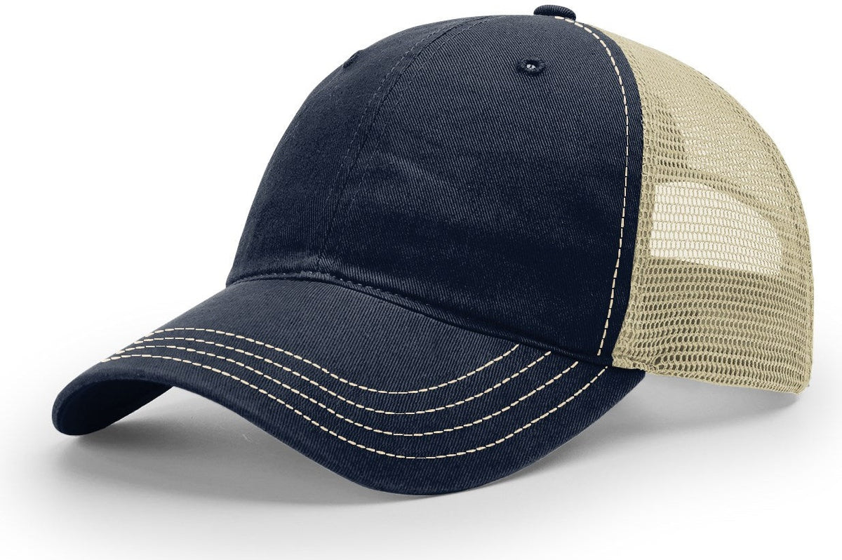 Navy/Khaki Garment Washed Trucker
