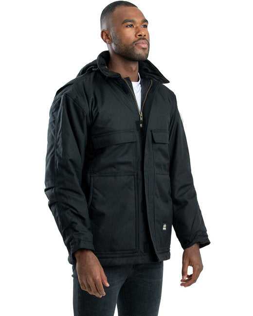 Berne NCH377 Men&#39;s Icecap Insulated Chore Coat - Black - HIT a Double - 2