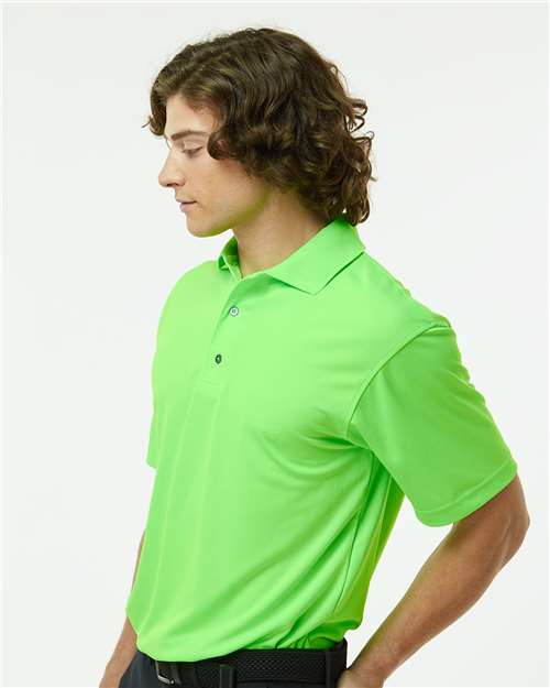 Neon Lime Saratoga Performance Mini Mesh Polo - 100