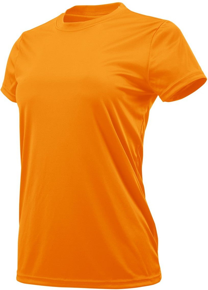 Neon Orange Women's Islander Performance T-Shirt - 204