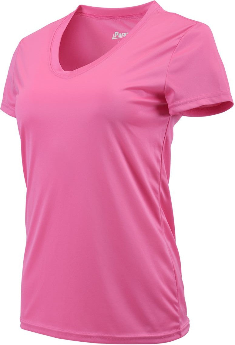 Neon Pink Women's Vera V-Neck T-Shirt - 203