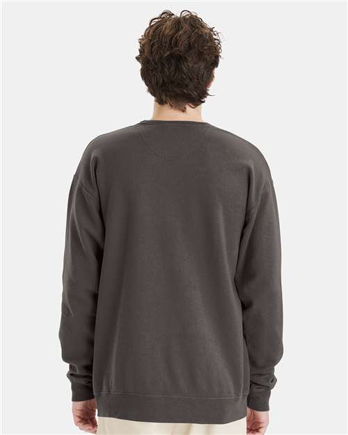 New Railroad Grey Garment-Dyed Crewneck Sweatshirt - GDH400