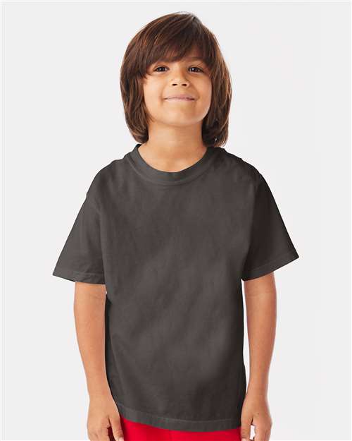 New Railroad Grey Garment-Dyed Youth T-Shirt - GDH175