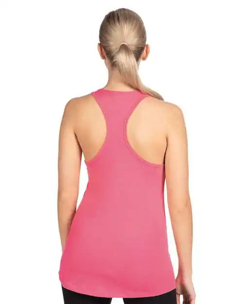 Next Level 1533 Women’s Ideal Racerback Tank - Hot Pink