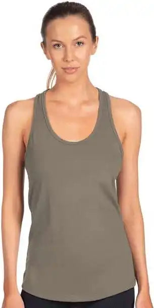 Next Level 1533 Women’s Ideal Racerback Tank - Warm Grey