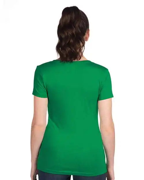 Next Level 1540 Women’s Ideal V-neck T-shirt - Kelly Green
