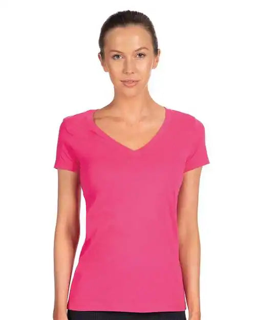 Next Level 1540 Women’s Ideal V-neck T-shirt - Raspberry