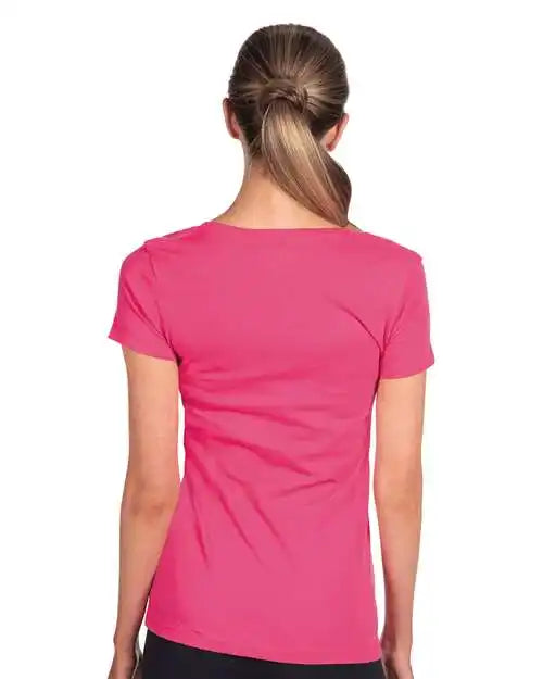 Next Level 1540 Women’s Ideal V-neck T-shirt - Raspberry