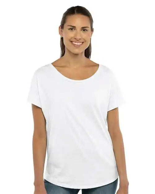 Next Level 1560 Women’s Ideal Dolman T-shirt - White - Xl