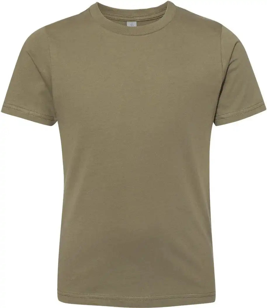 Next Level 3310b Youth Cotton T-shirt - 3310 - Military Green - Xs