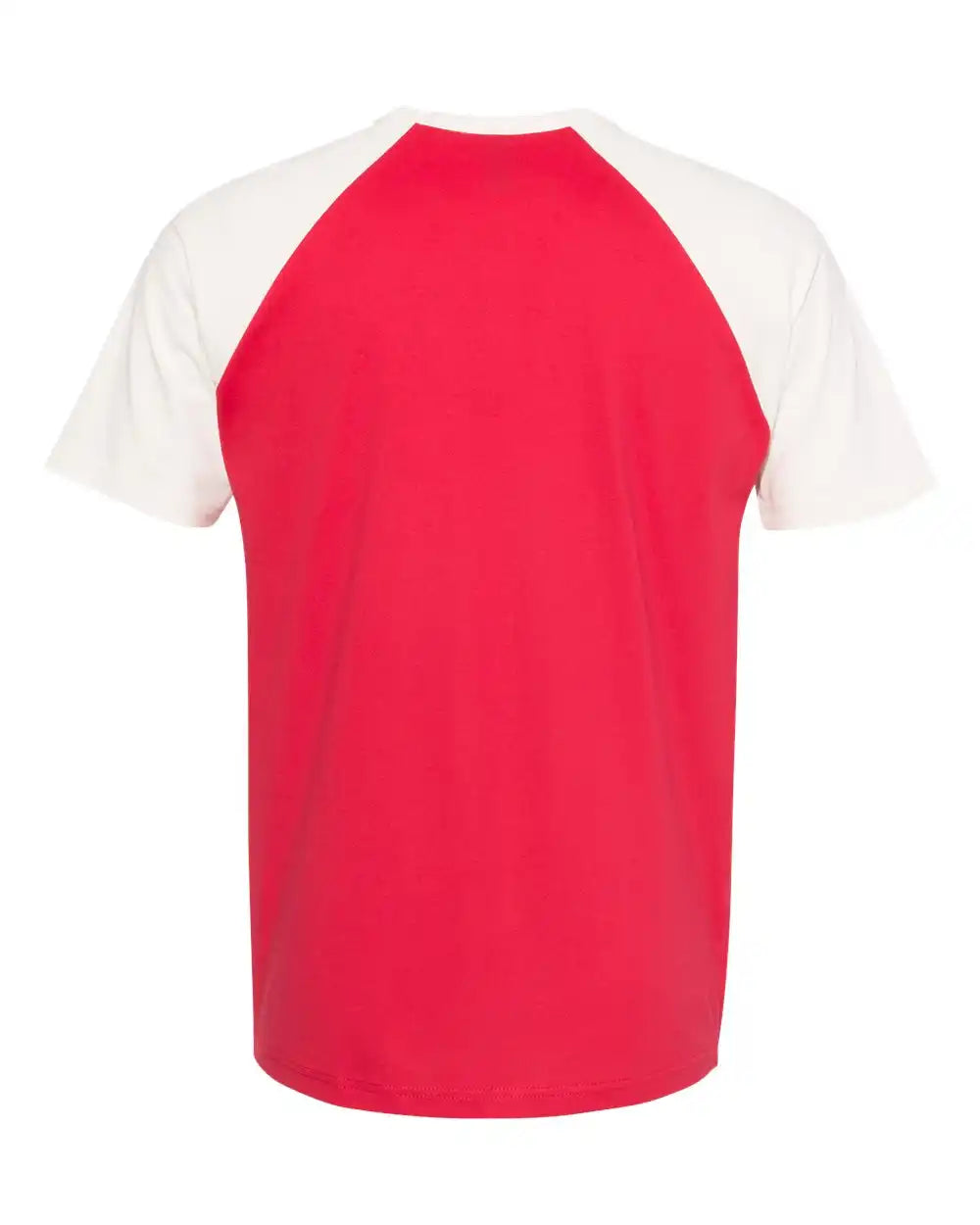 Next Level 3650n Cotton Raglan T-shirt - 3650 - Natural Red