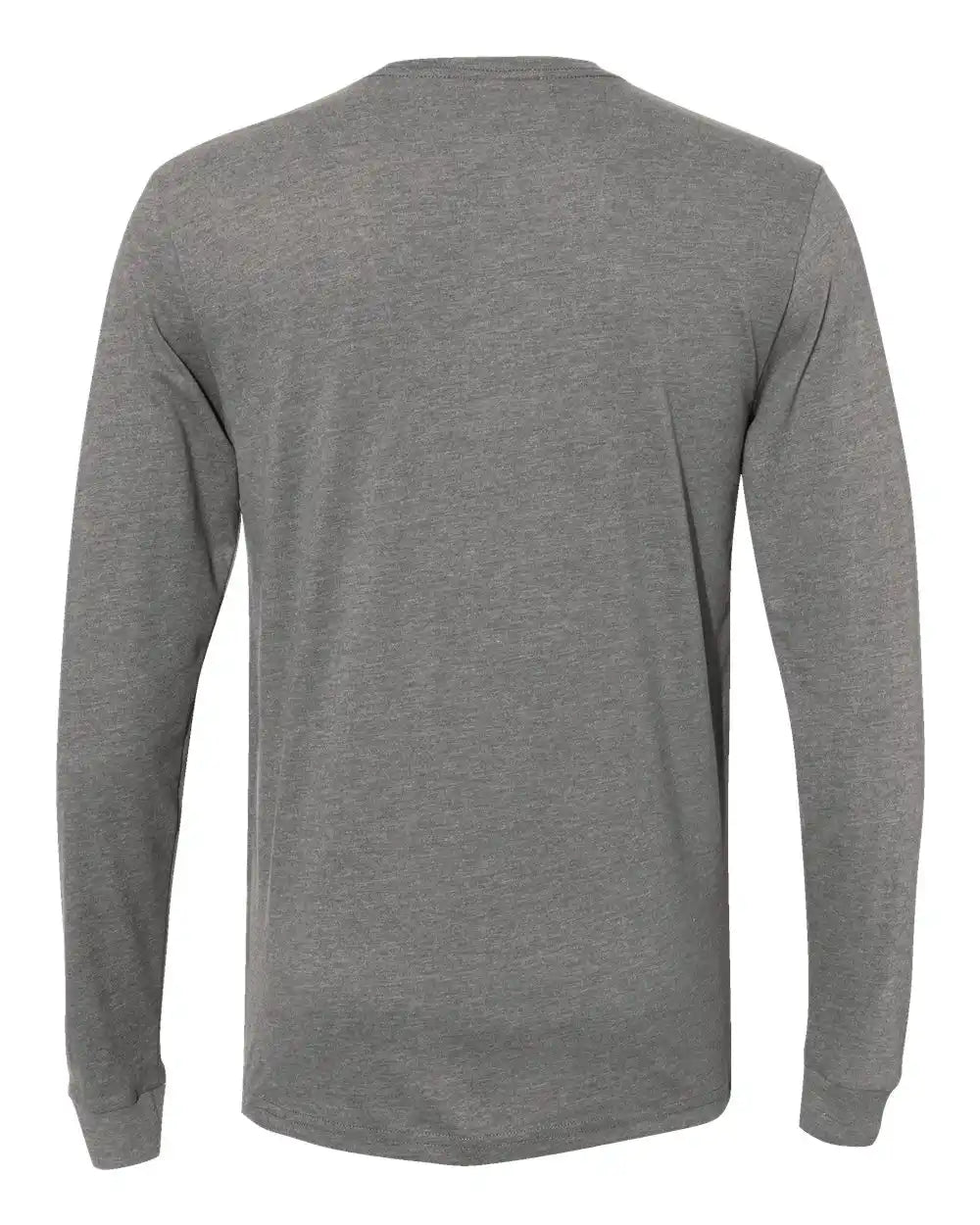 Next Level 6411 Sueded Long Sleeve T-shirt - Dark Heather Grey