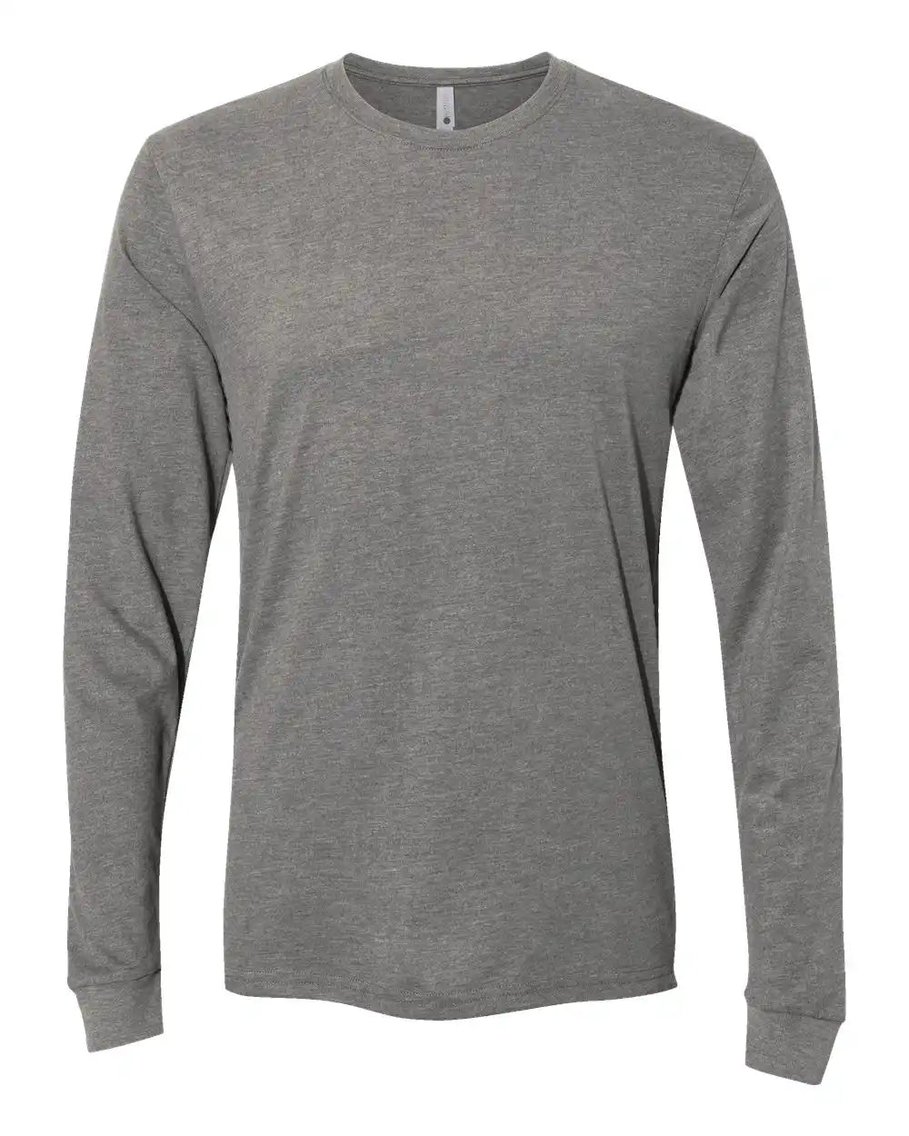 Next Level 6411 Sueded Long Sleeve T-shirt - Dark Heather Grey - Xs