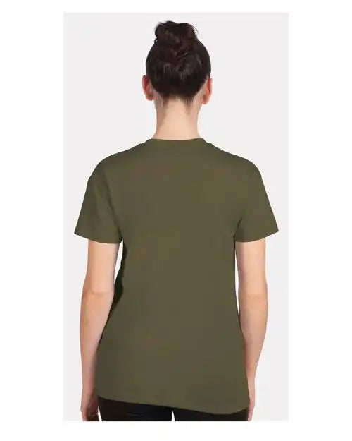 Next Level 6600 Women’s Cvc Relaxed T-shirt - Military Green