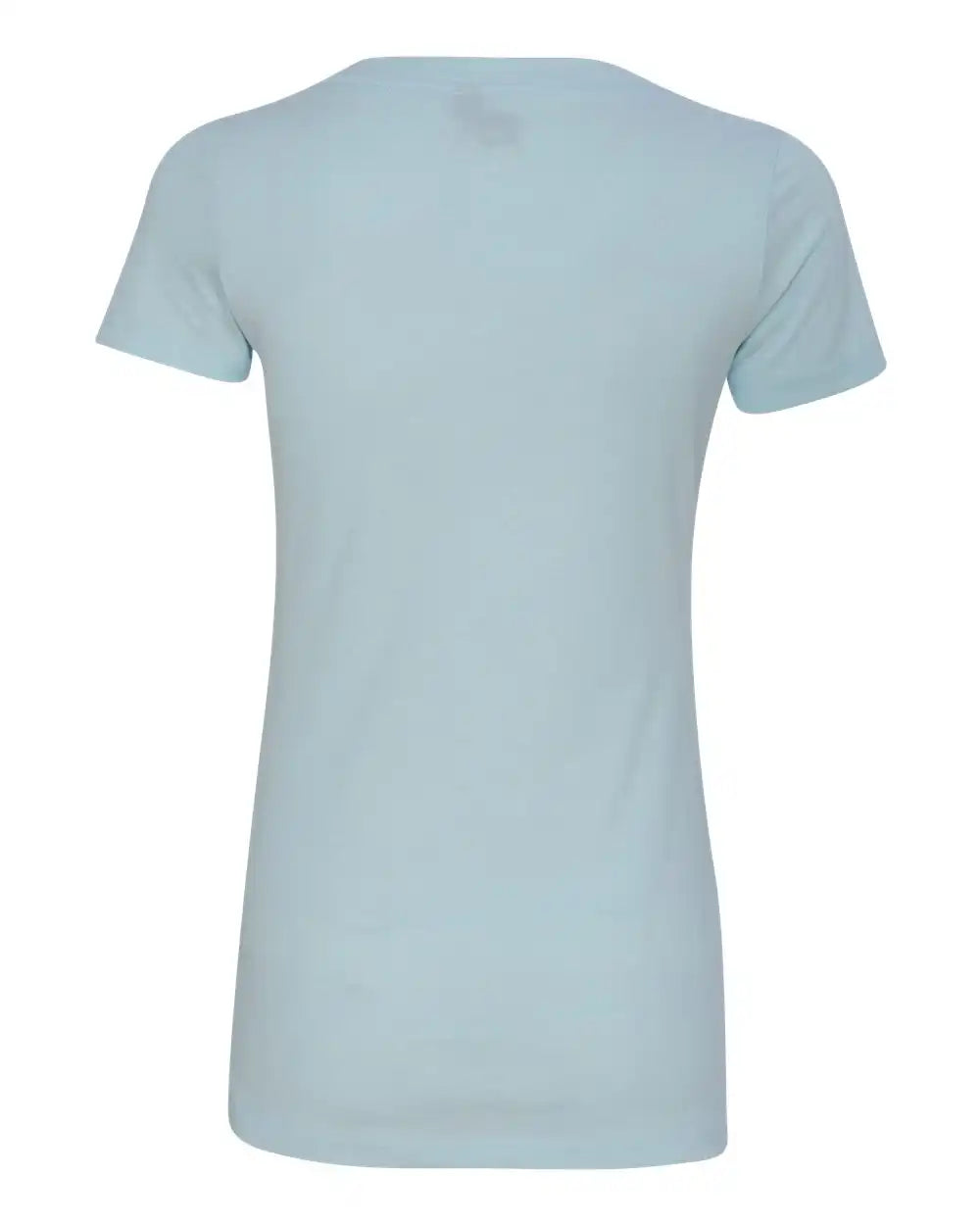 Next Level 6640 Women’s Cvc Deep V-neck T-shirt - Ice Blue - 2xl