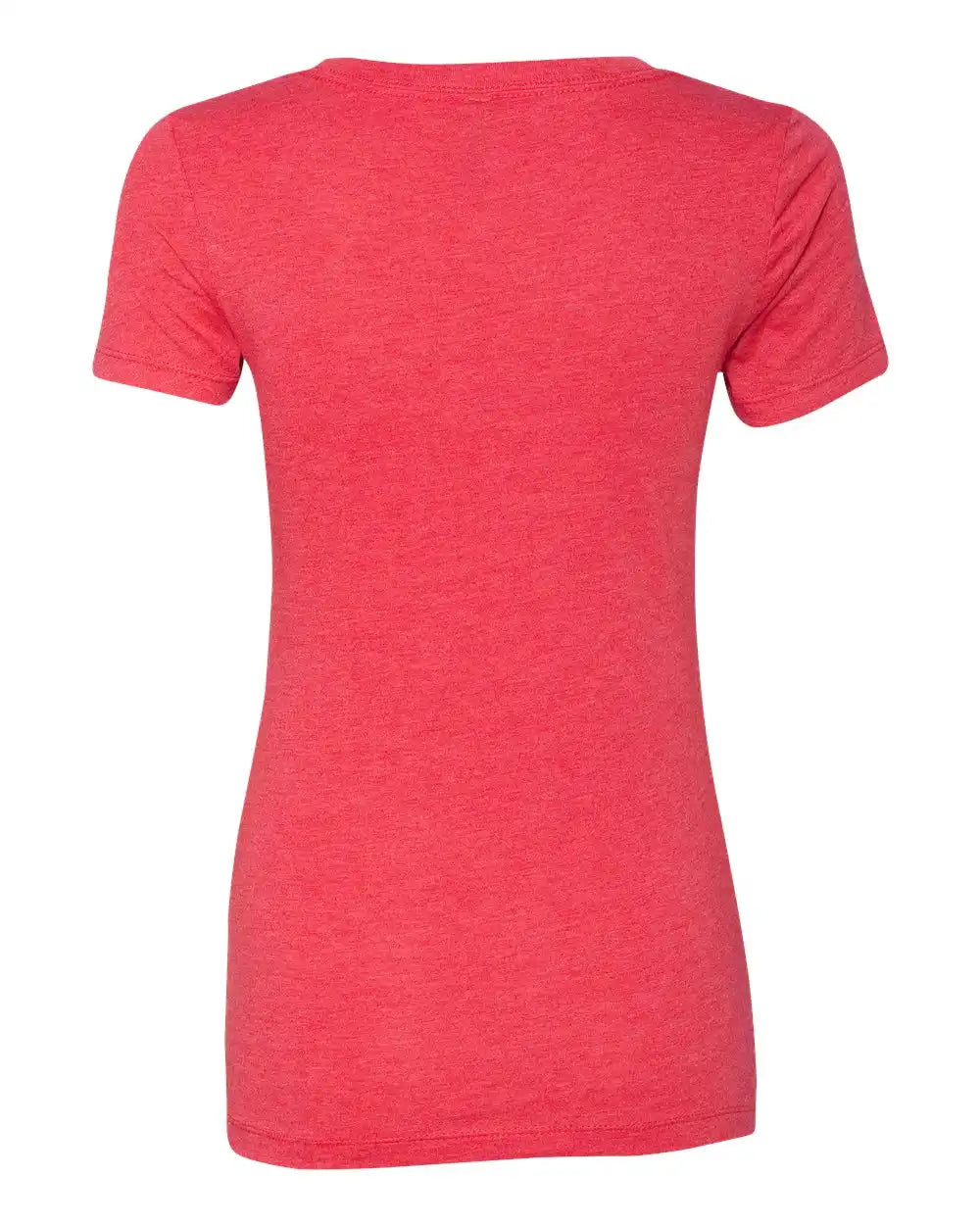 Next Level 6740 Women’s Triblend Deep V-neck T-shirt - Vintage Red - 2xl