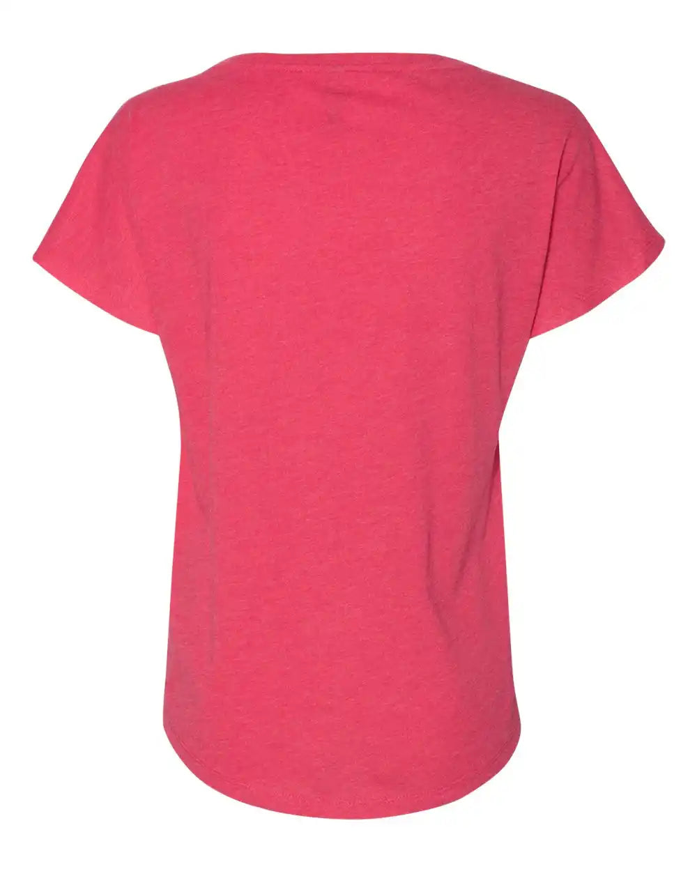 Next Level 6760 Women’s Triblend Dolman T-shirt - Vintage Shocking Pink