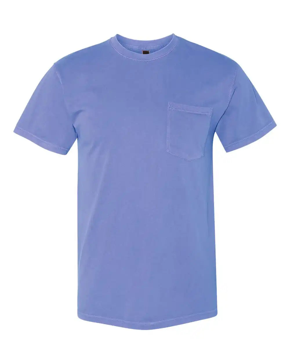 Next Level 7415 Inspired Dye Short Sleeve Pocket T-shirt - Peri Blue - Xs