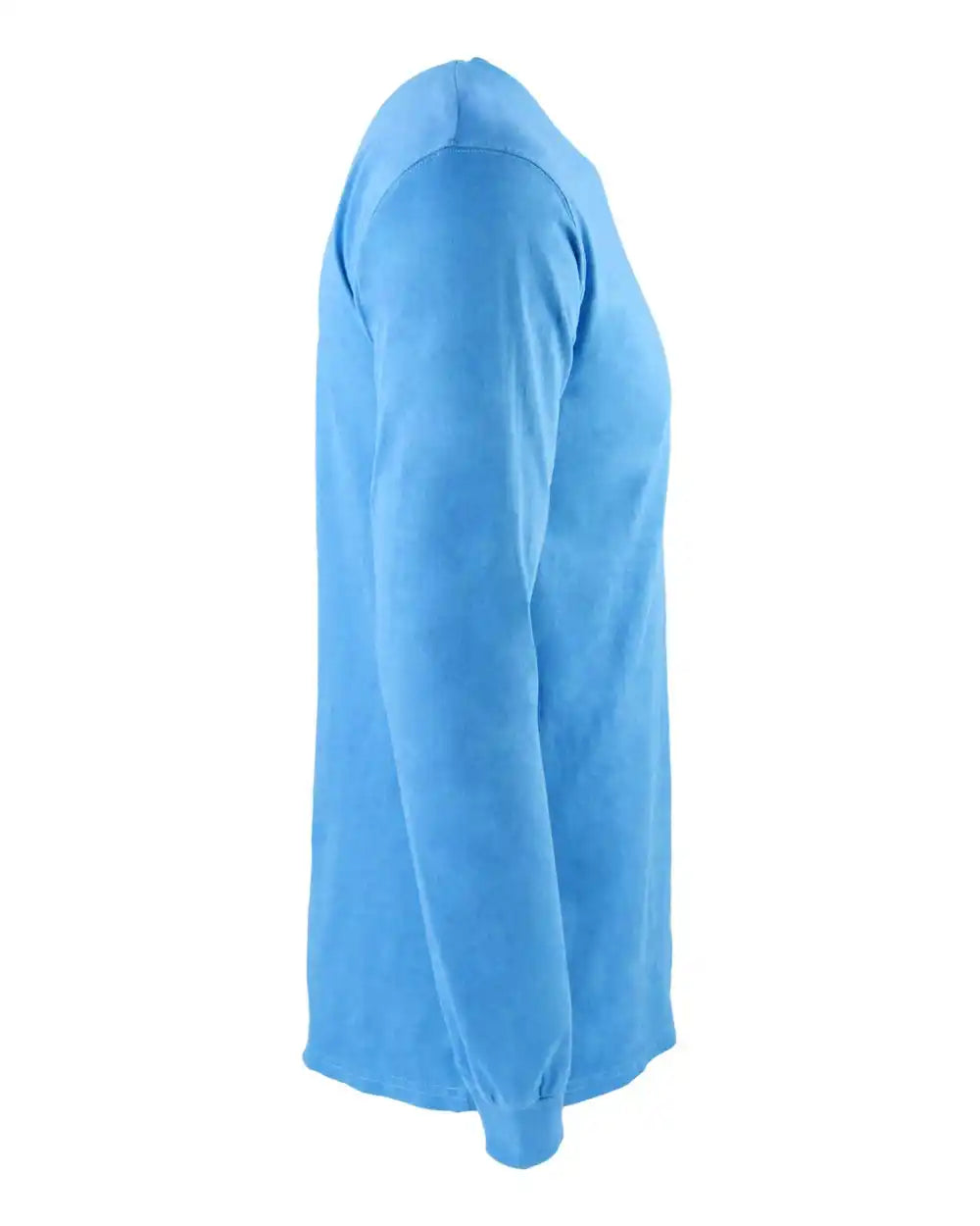 Next Level 7451 Inspired Dye Long Sleeve Pocket T-shirt - Ocean - Xs