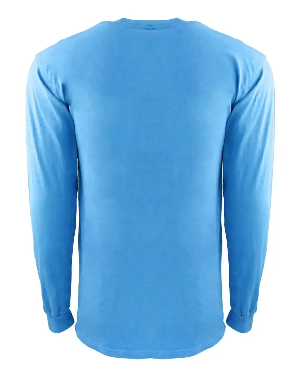 Next Level 7451 Inspired Dye Long Sleeve Pocket T-shirt - Ocean - Xs