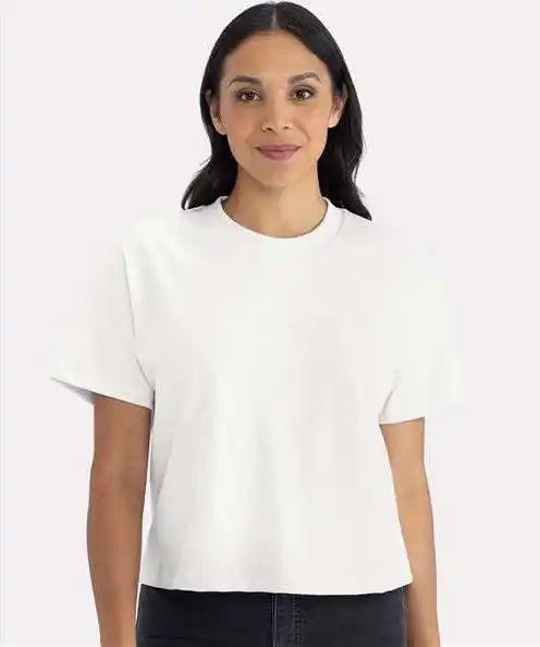 Next Level 7610n Women’s Heavyweight Boxy T-shirt - 7610 - White