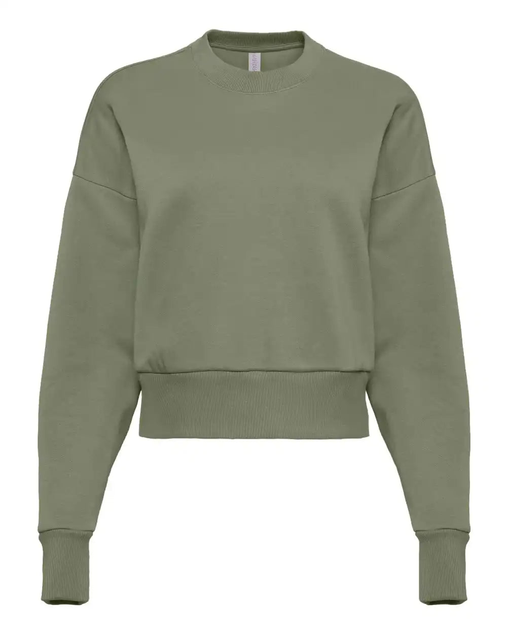 Next Level 9087 Women’s Heavyweight Crewneck Sweatshirt - Light Olive - Xs