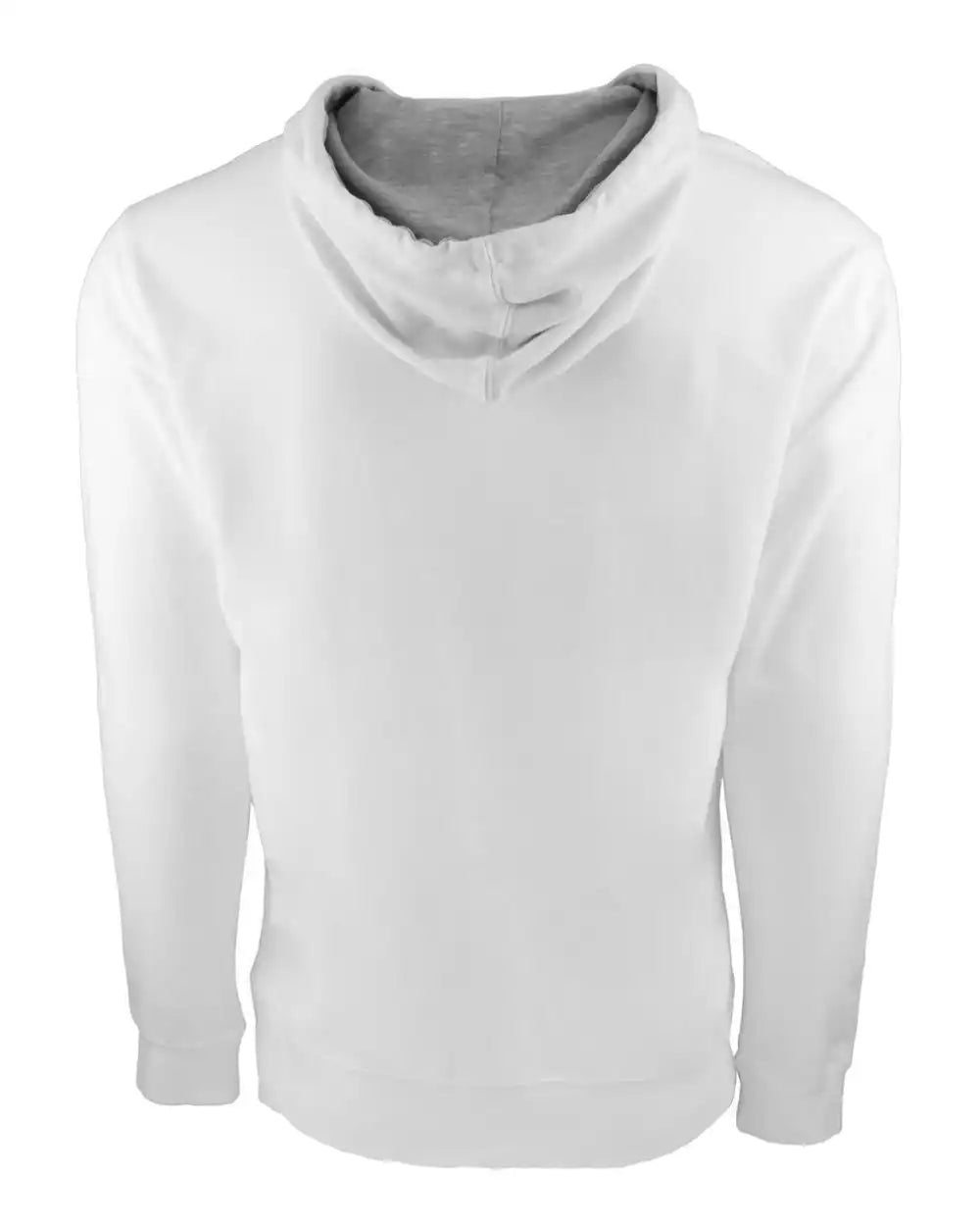 Next Level 9601 Laguna Full-zip Hoodie - White Heather Grey - White/ / 3xl