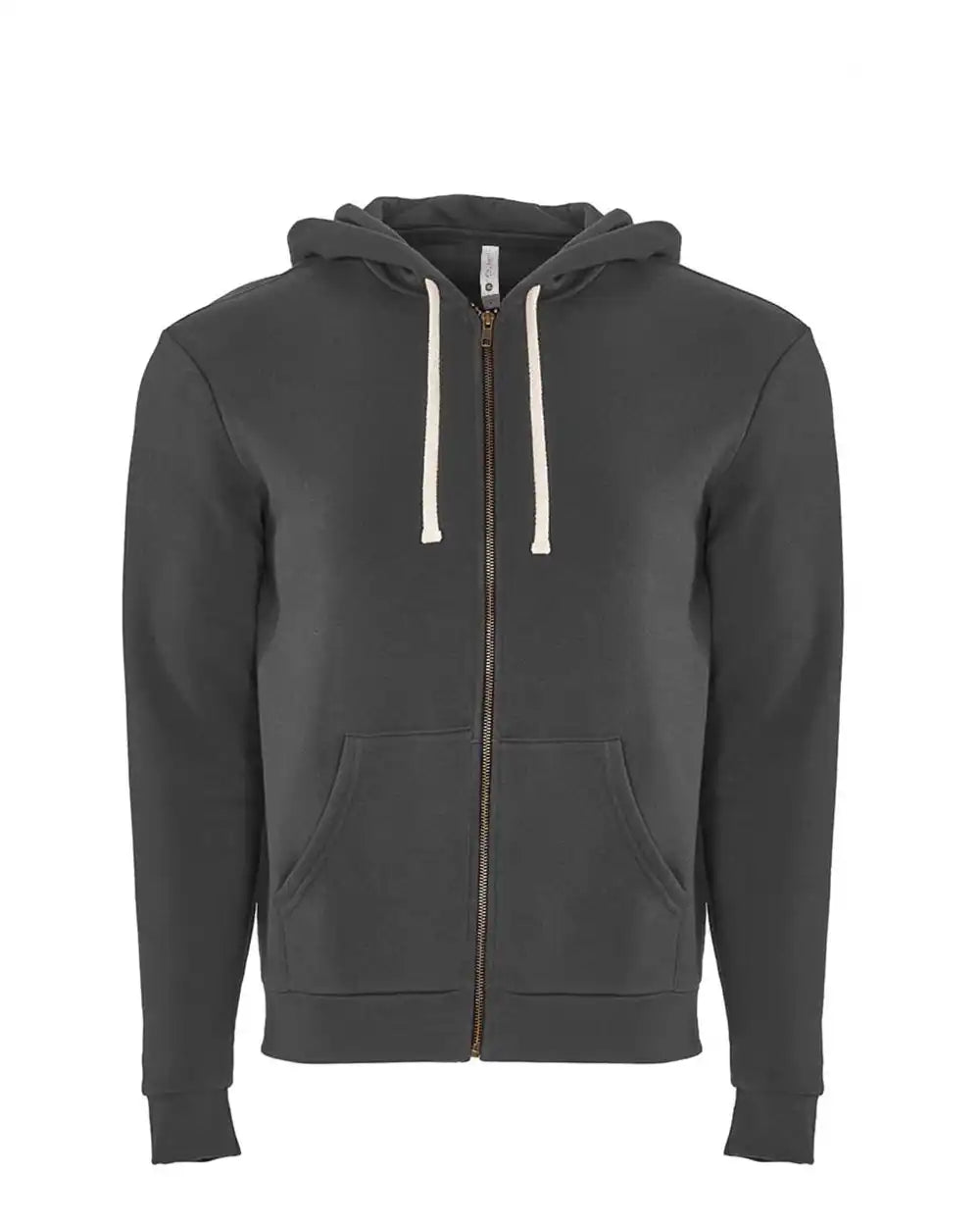 Next Level 9602 Santa Barbara Full-zip Hoodie - Heavy Metal - Xs