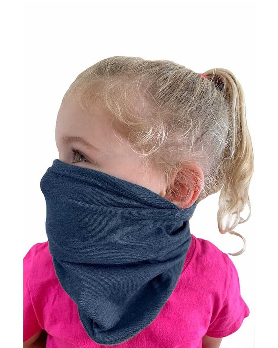 Next Level MG107 Youth General Use Neck Gaiter Pkg 12 - Vintage Navy - HIT a Double - 1
