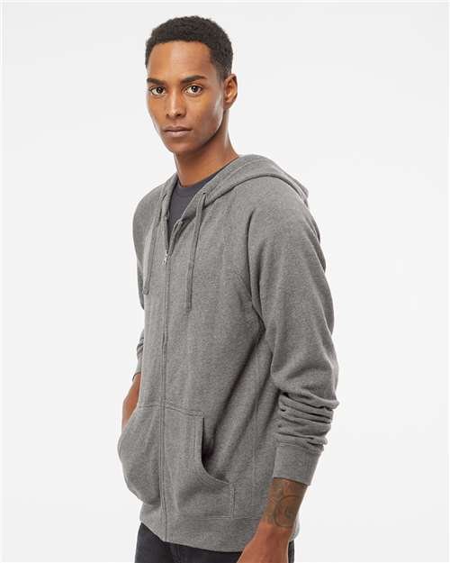 Nickel Special Blend Raglan Full-Zip Hooded Sweatshirt - PRM33SBZ