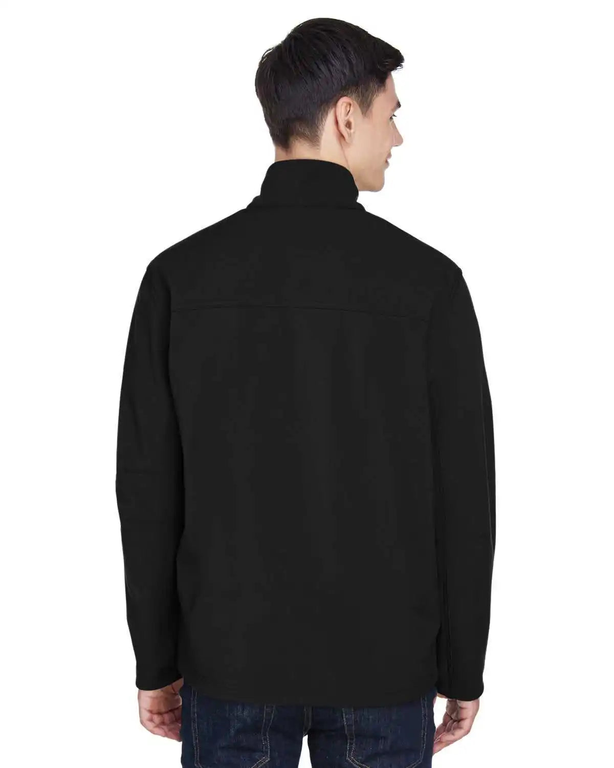 North End 88099 Men’s Three-layer Fleece Bonded Performance Soft Shell Jacket - Black - Adult s