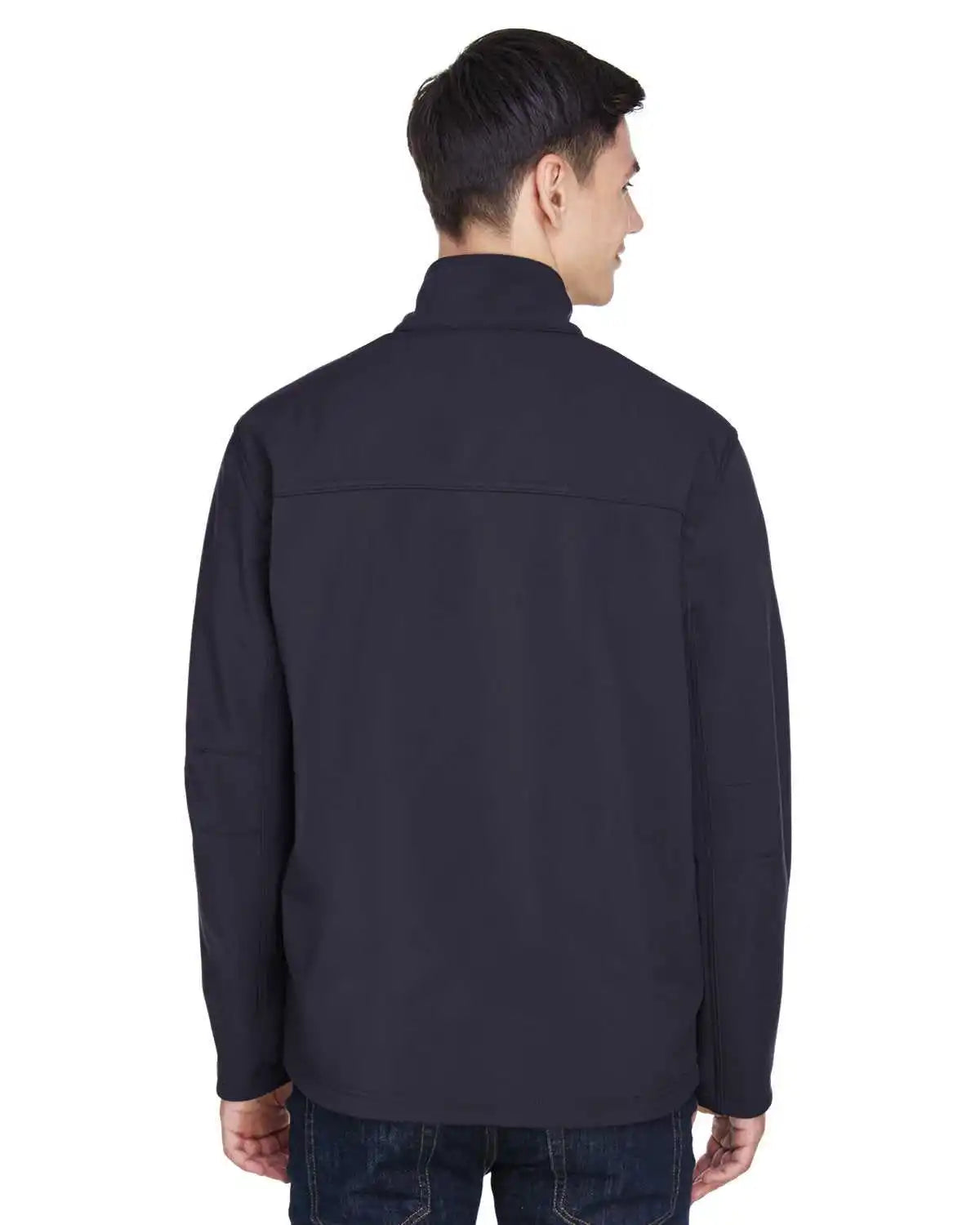 North End 88099 Men’s Three-layer Fleece Bonded Performance Soft Shell Jacket - Midnight Navy