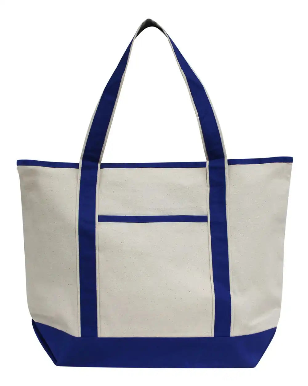 Oad Oad103 Promotional Heavyweight Large Beach Tote - 103 - Natural Royal - Natural/ / Osfa