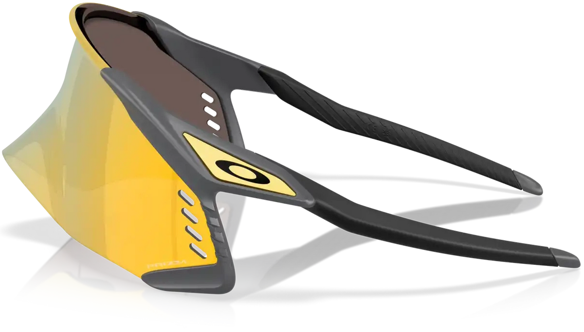 Oakley 9501 Velo Kato Sunglasses - Matte Carbon Prizm 24k - Dark Gray / one Size Fits Most