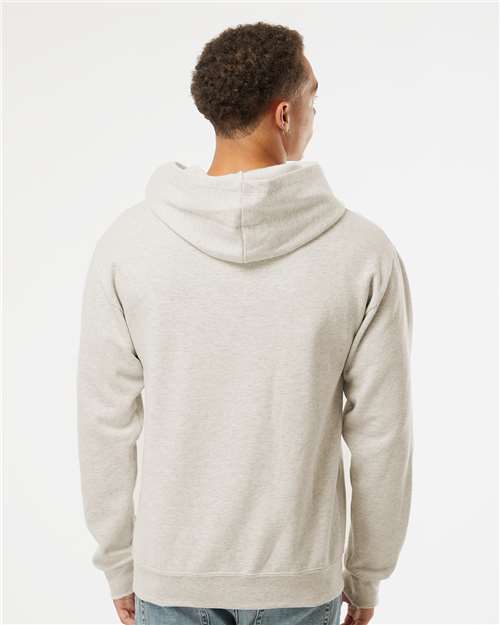Oatmeal Heather/ White Nublend® Billboard Hooded Sweatshirt - 98CR
