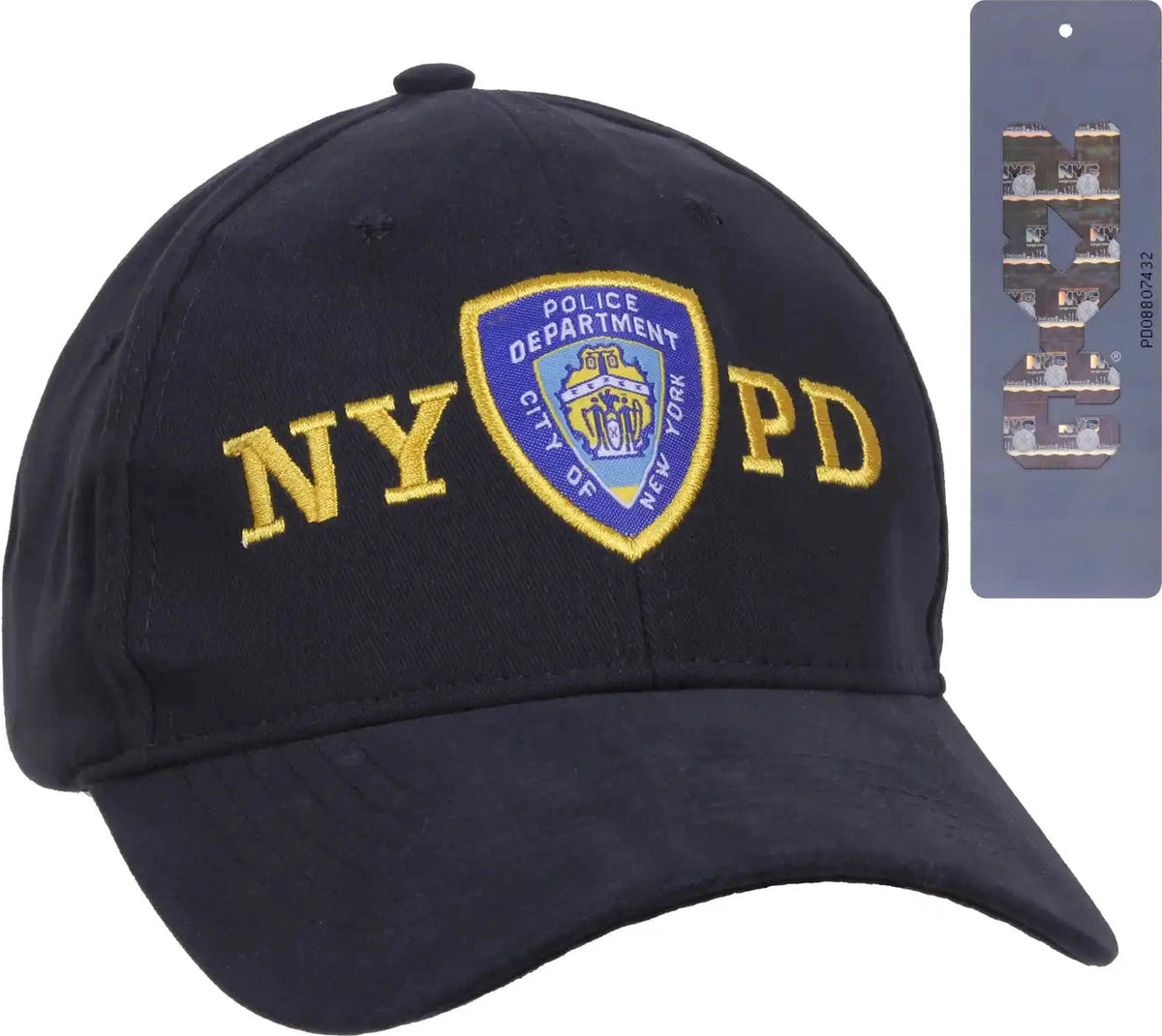 Officially Licensed Nypd Adjustable Cap with Emblem