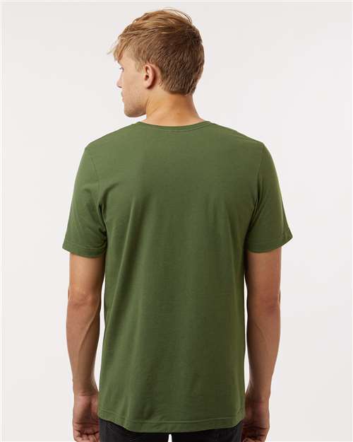 Olive Green Combed Cotton T-Shirt - 602