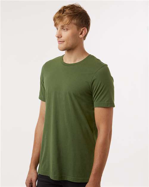 Olive Green Combed Cotton T-Shirt - 602