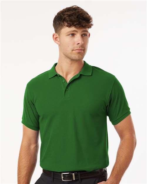 Olive Green Pique Polo - 62800