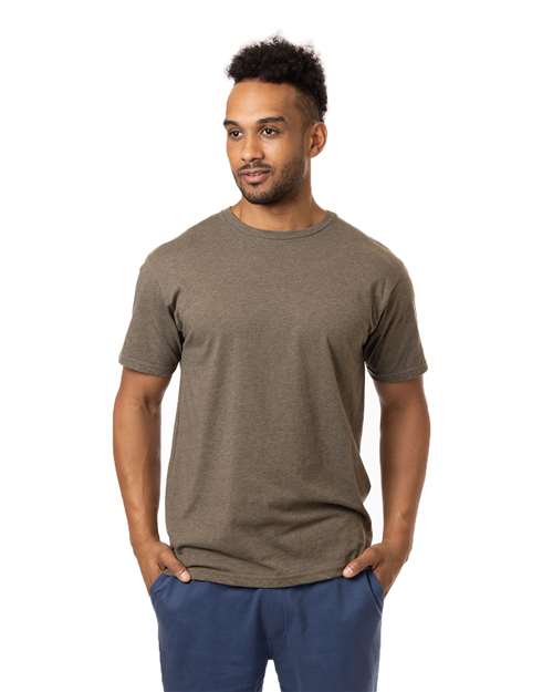 Olive Heather Committed CVC T-Shirt - ec1090
