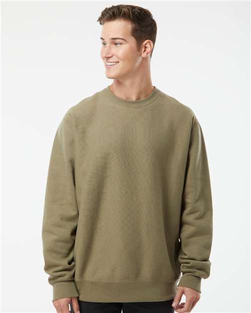 Olive Legend - Premium Heavyweight Cross-Grain Crewneck Sweatshirt - IND5000C