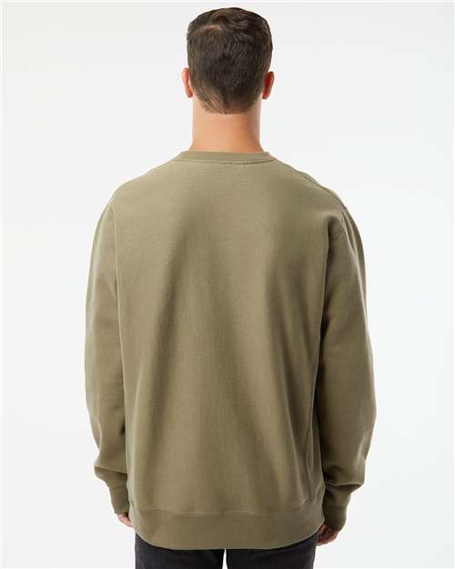 Olive Legend - Premium Heavyweight Cross-Grain Crewneck Sweatshirt - IND5000C
