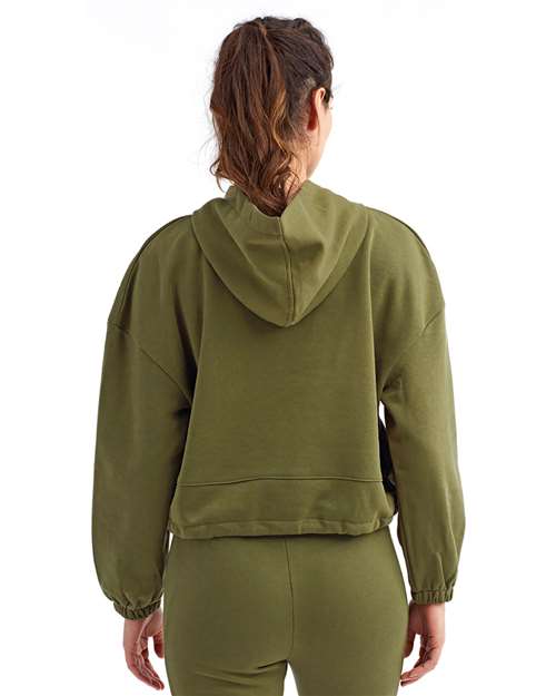 Olive Women's Cropped Maria Hoodie - TD085
