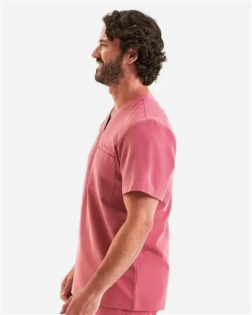 Onna Nn200 Limitless V-neck Stretch Scrub Top - Calm Pink