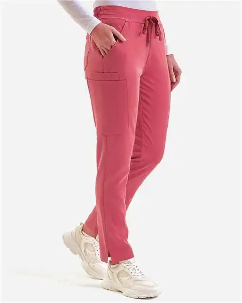 Onna Nn600 Women’s Relentless Stretch Cargo Scrub Pants - Calm Pink