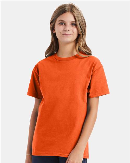 Orange Authentic Youth T-Shirt - 5450